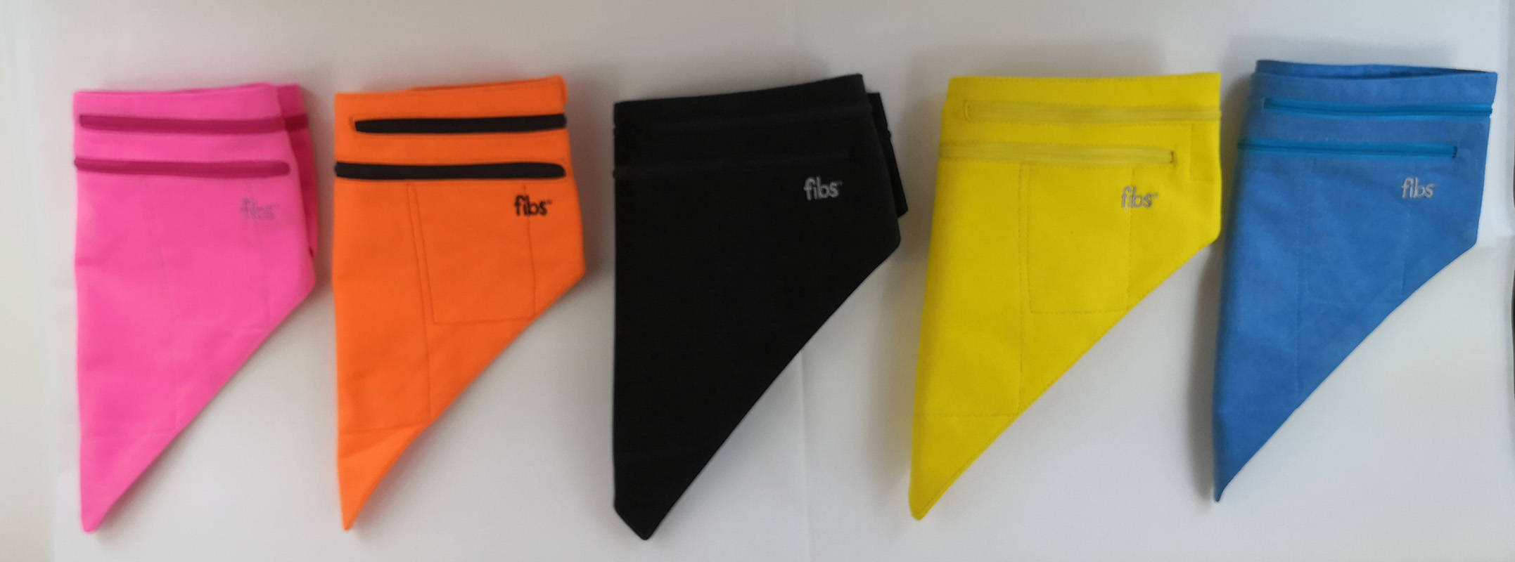 Triangle bandana print swatches